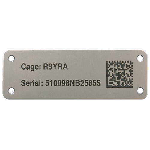 Steel UID Label
